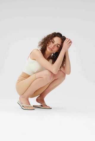 Indosole Womens Flip Flop / Thong ESSNTLS Sea Salt