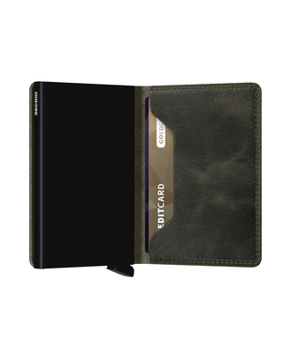 Secrid Miniwallet Vintage Olive Black