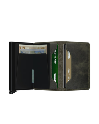 Secrid Miniwallet Vintage Olive Black