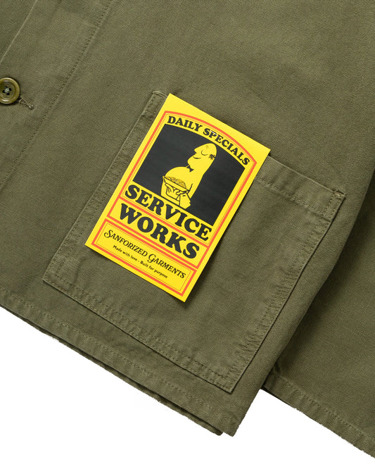 Service Works Chore Shirt Olive