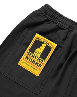 Service Works Classic Chef Pants Black