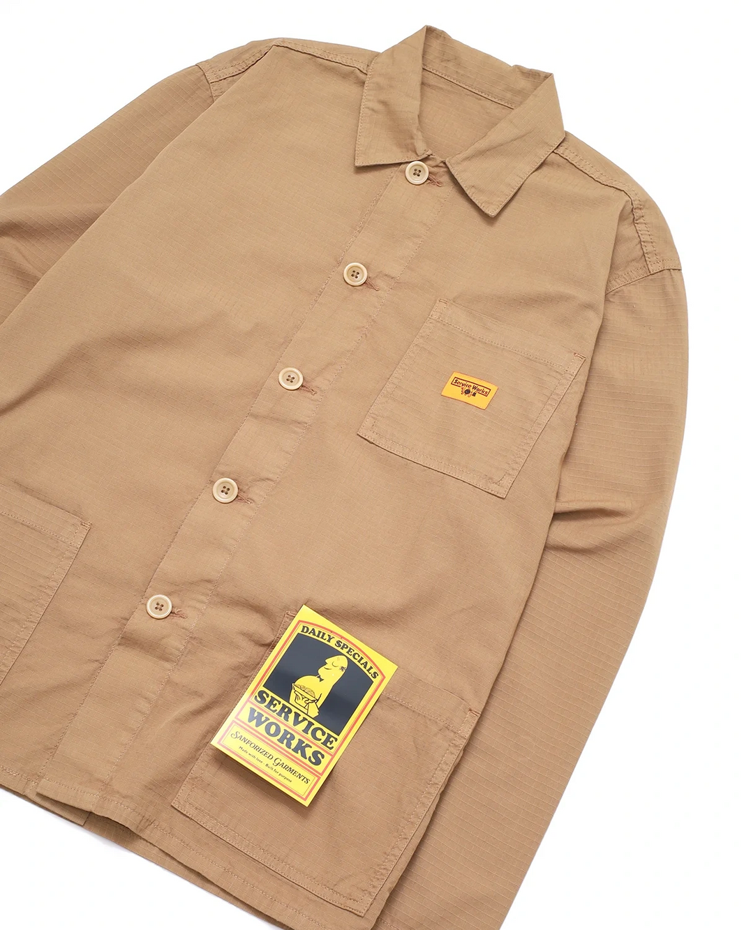 Service Works Ripstop Coverall Jacket Mink – Behind The Pines