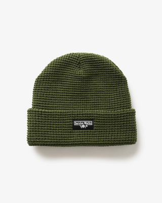 Service Works Waffle Logo Beanie Olive