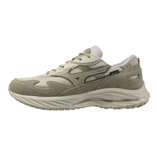 Mizuno Wave Rider Beta GTX Silver Cloud / Vintage Khaki /GE Gold