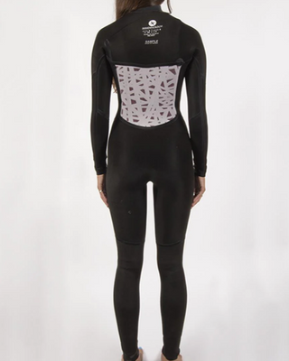 Sisstrevolution 7 Seas 3/2 Full Suit Chest Zip Black Wetsuit