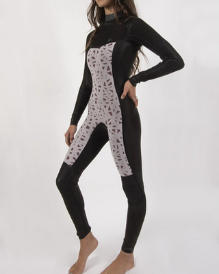 Sisstrevolution 7 Seas 3/2 Full Suit Chest Zip Black Wetsuit