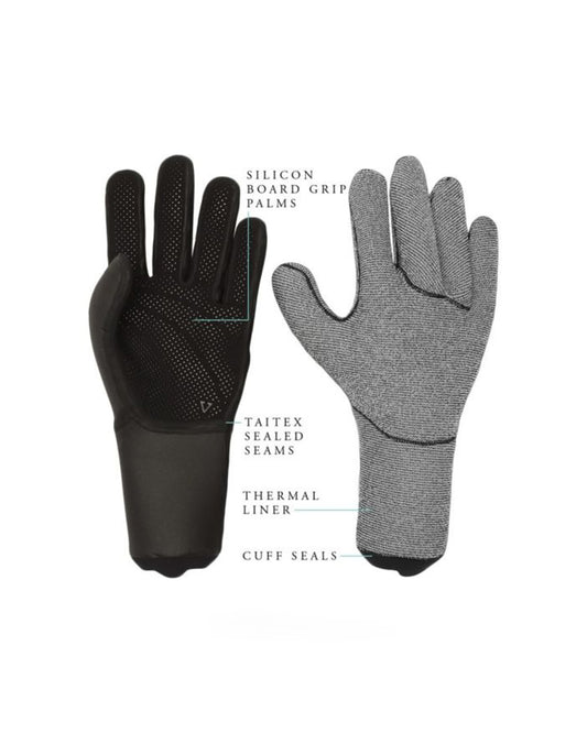 Sisstrevolution 7 Seas 3mm 5 Finger Glove