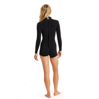 Sisstrevolution 2/2 Summer Seas L/S Wetsuit Black Soul – Women’s 2mm Long Sleeve Surf Suit