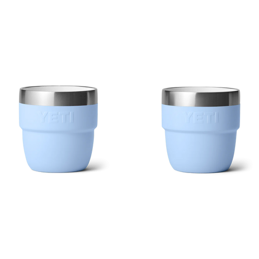 Yeti Rambler 4 Oz Espresso Cup 2 Pack Big Sky Blue