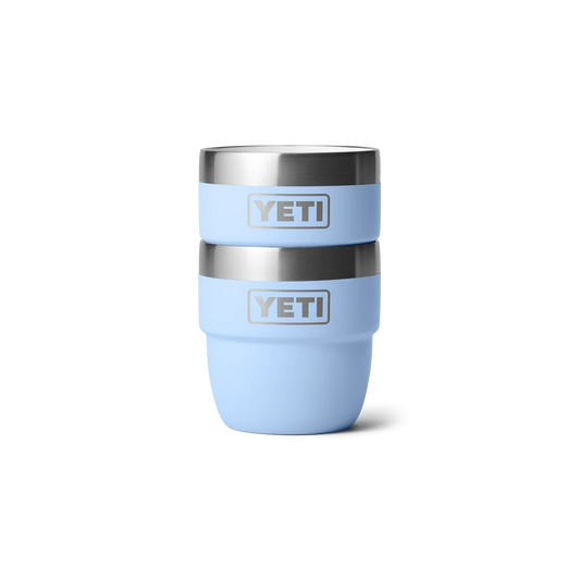 Yeti Rambler 4 Oz Espresso Cup 2 Pack Big Sky Blue