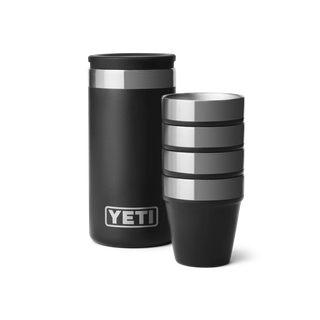 Yeti Shot Glasses & Case Black