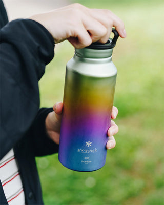 Snow Peak Titanium Aurora Bottle 800 Rainbow