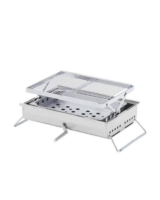 Snow Peak Double Unit BBQ Box Silver