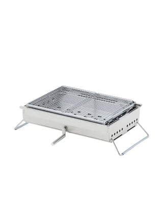Snow Peak Double Unit BBQ Box Silver