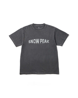 Snow Peak Recycled Cotton Dyed T-Shirt Grey