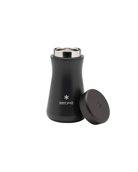 Snow Peak Stainless Vacuum Bottle Tsuzumi 350 Black