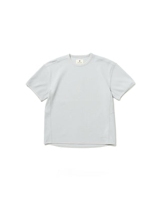 Snow Peak Dry Waffle T-Shirt Light Grey