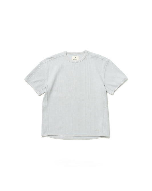 Snow Peak Dry Waffle T-Shirt Light Grey