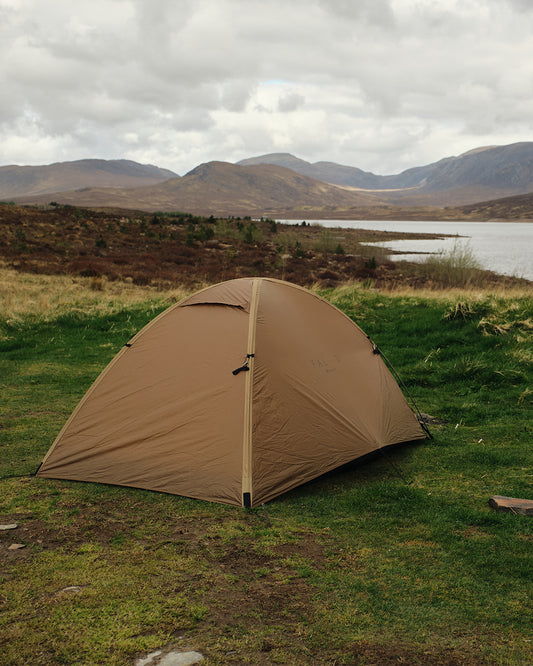 Snow Peak Fal Pro. Air 2 Tent scotland test