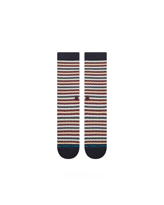 Stance Chiclets Waffle Knit Crew Navy