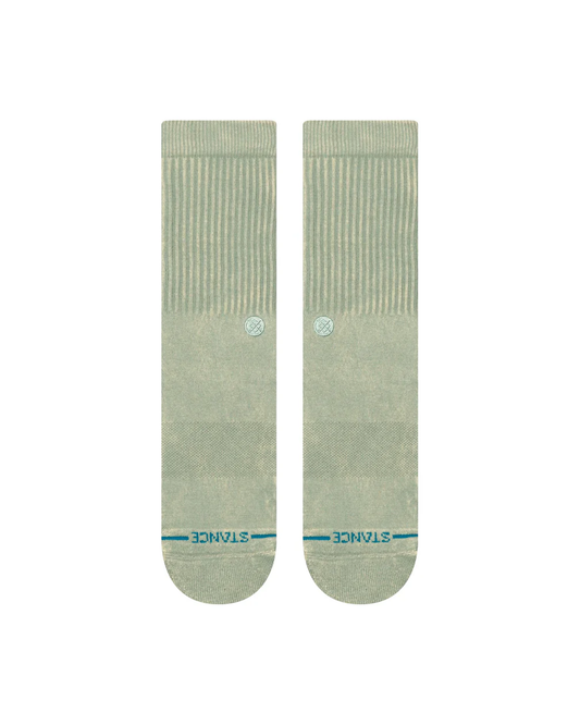 Stance Icon Dyed Crew Sea Green