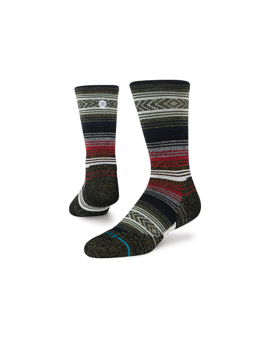 Stance Mid Wool Crew Black / Red