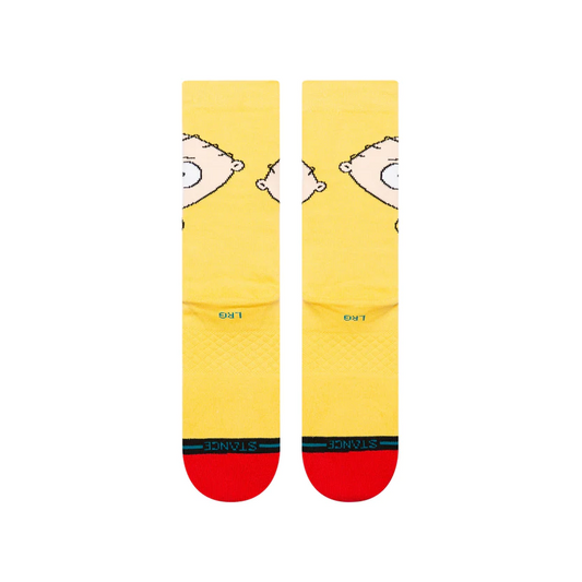 Stance Stewie Crew Sock Yellow