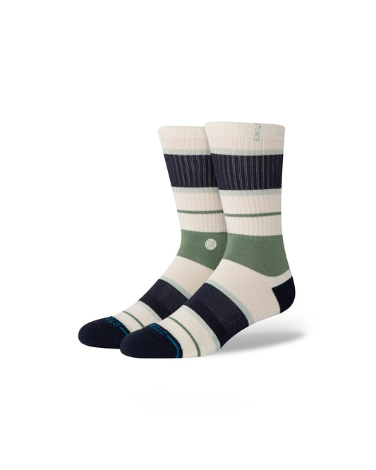 Stance Striped Delight Crew Canvas