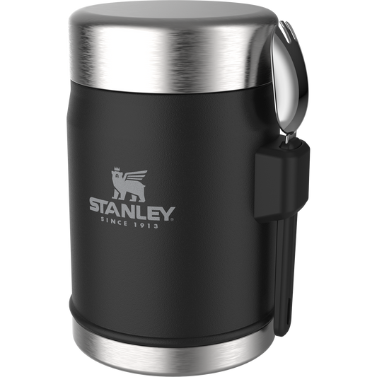 Stanley The Legendary Food Jar and Spork 14oz Matte Black