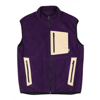 Stay Hungry Smoothie Fleece Vest Purple