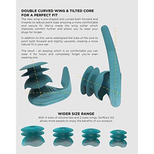 Surf Ears 3.0 Red / Teal