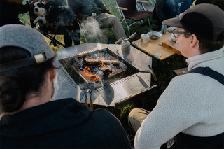 Snow Peak Takibi Fire & Grill - Portable Stainless Steel Grill and Fire Pit