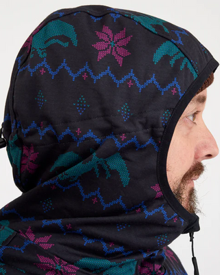 Airblaster Transit Fleece Hoody Teal Terry Xmas