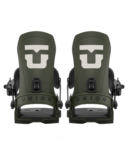 Union Force Army Green 2026 Snowboard Bindings