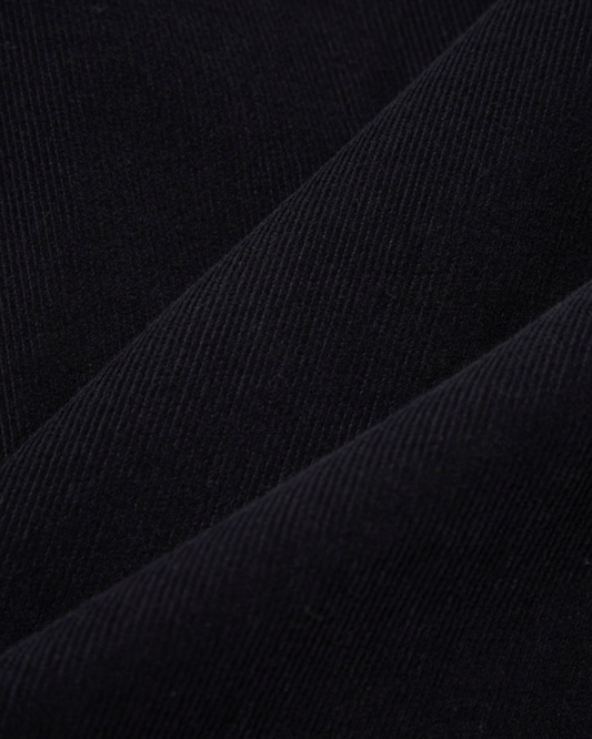 Universal Works Pullover L/S Shirt Recycled Wool Mix Sj Black