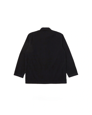 Universal Works Bakers Overshirt Fine Cord Organic Black