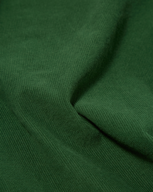 Universal Works Bakers Overshirt Fine Cord Organic Green