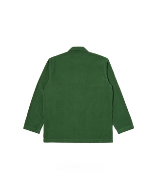 Universal Works Bakers Overshirt Fine Cord Organic Green
