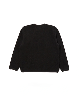 Universal Works Cardigan Wool Fleece Black by Universal works