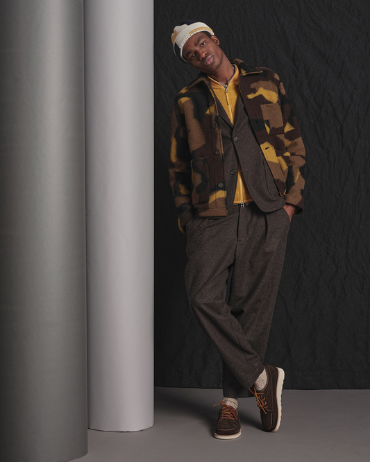 Universal Works Field Jacket Swede Camo Fleece