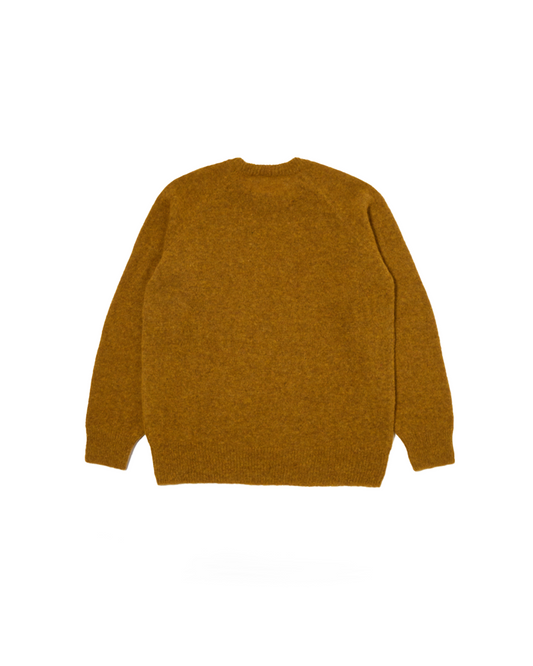 Universal Works Lyon Crew Alpaca Knit Gold