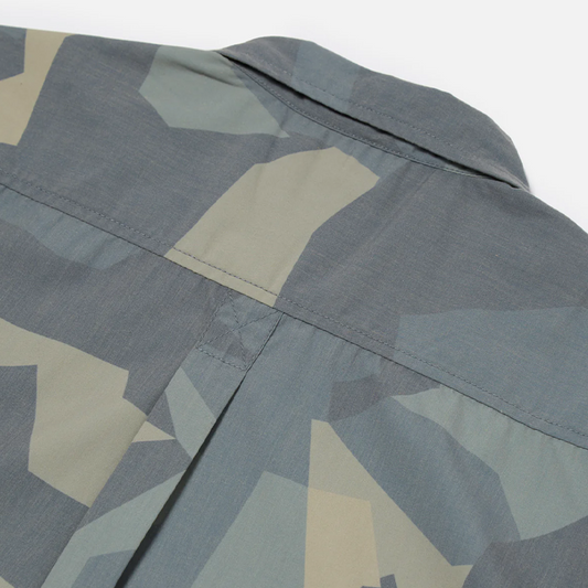 Universal Works Tech Overshirt Blue Camo