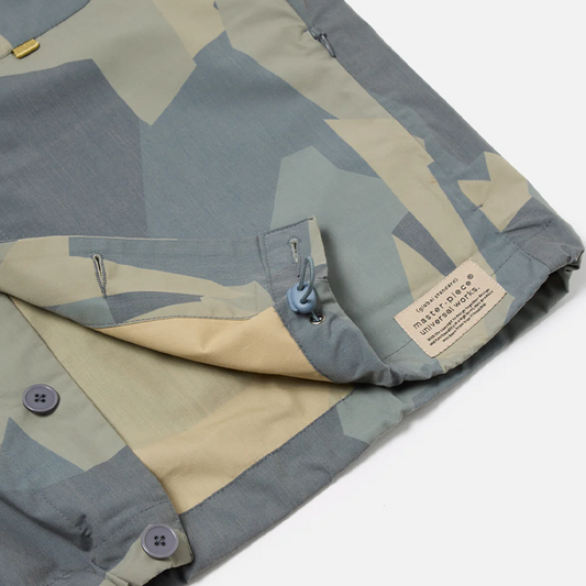 Universal Works Tech Overshirt Blue Camo