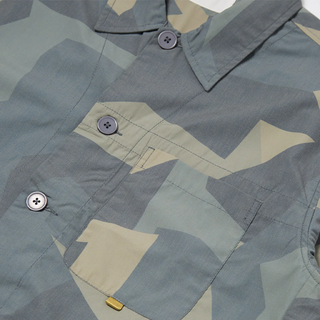 Universal Works Tech Overshirt Blue Camo