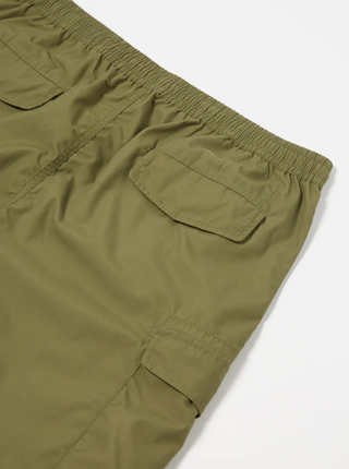 Universal Works Recycled Poly Tech Parachute Short Olive