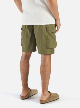 Universal Works Recycled Poly Tech Parachute Short Olive