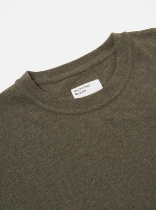 Universal Works Recycled Wool Mix SJ Loose L/S Tee Olive