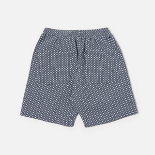 Universal Works Simple Short Tile 3 Cotton Navy