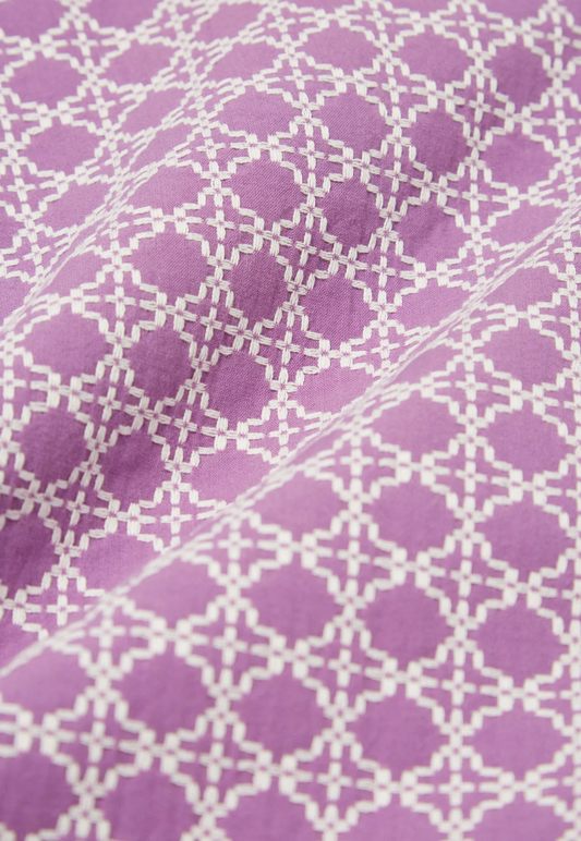 Universal Works Tile 2 Cotton Lumber Short Lilac