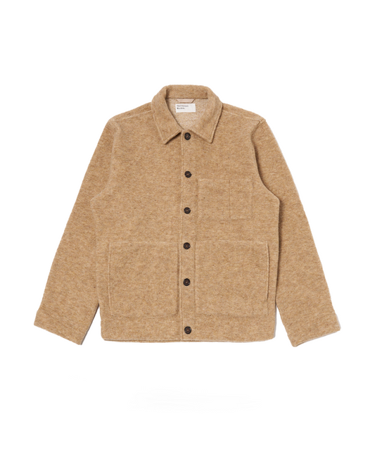 Universal works Uniform Jacket Wool Fleece Fawn
